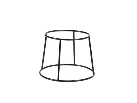 Genware RSR-RBK18 Black Anti-Slip Round Buffet Riser