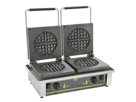 Roller Grill GED75 Double 4 Piece Round Waffle