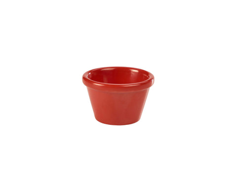 Genware S275-05 Ramekin 1.5oz Smooth Red - Pack of 24