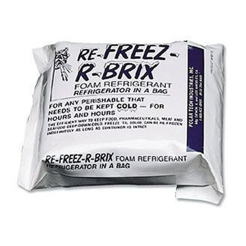 San Jamar B6180 EZ-Chill Refreezable Ice Pack (6 Pack)