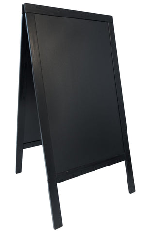 Genware SBS-BL-120 Sandwich A-Board 70X120cm, Black