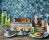 Genware SCR-PSF14 Terra Porcelain Seafoam Saucer 14.5cm - Pack of 6