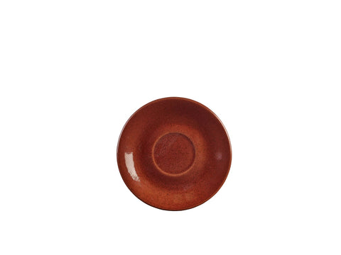Genware SCR-R15 Terra Stoneware Rustic Red Saucer 15cm - Pack of 6