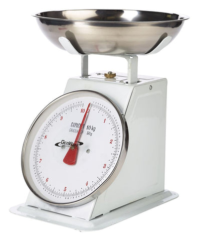 Genware SD10 Analogue Scales 10kg Graduated in 50g