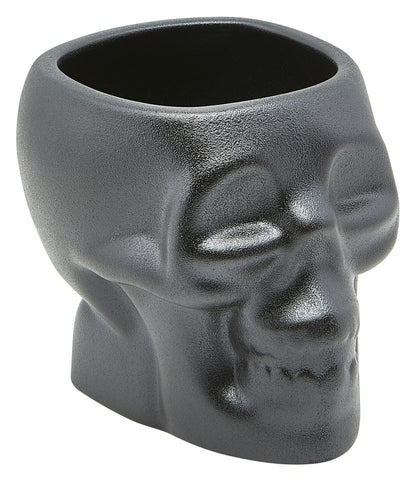 Genware SKL800 Cast Iron Effect Tiki Skull Mug 80cl/28.15oz - Pack of 6