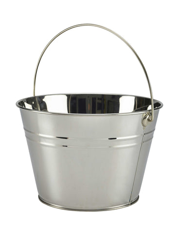 Genware SSB25 Stainless Steel Serving Bucket 25cm Dia