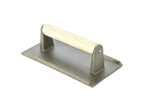 Genware SW48 Cast Iron Steak Weight 108 x 210mm
