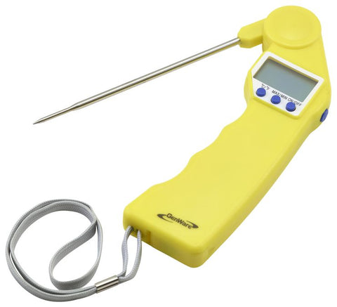 Genware THERM-FLDY Genware Yellow Folding Probe Pocket Thermometer