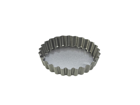 Genware TP-CS10 Carbon Steel Non-Stick Mini Tart Pan 10 x 2cm (Set of 4)