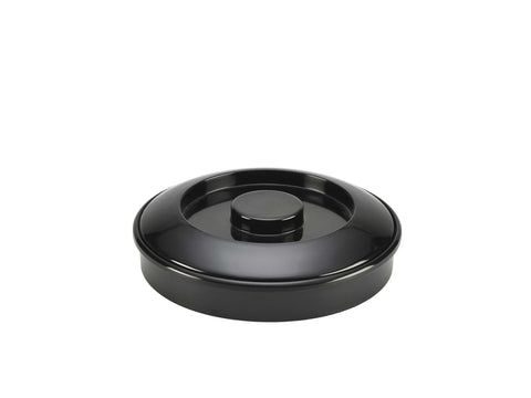 Genware TS8BK Black Melamine Tortilla Server 18.5cm