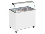 Tefcold SC Range Scoop Ice Cream Display with Canopy, Ice Cream, Advantage Catering Equipment