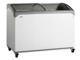 Tefcold NIC SCEB Range Sliding Curved Glass Lid Chest Freezer, Frozen Display, Advantage Catering Equipment
