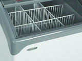 Tefcold NIC SCEB Range Sliding Curved Glass Lid Chest Freezer, Frozen Display, Advantage Catering Equipment