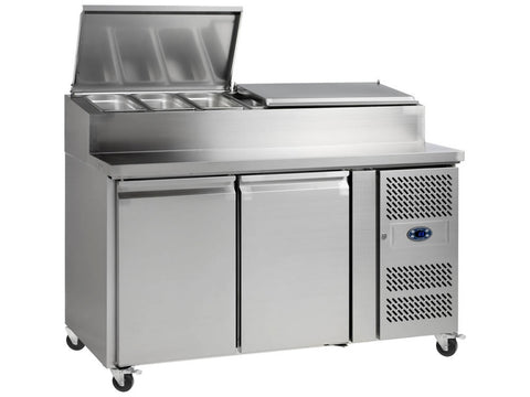 Tefcold SS7200 SS 320 Ltr Refrigerated Preparation Counter