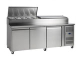 Tefcold SS7300 SS 429 Ltr Refrigerated Preparation Counter