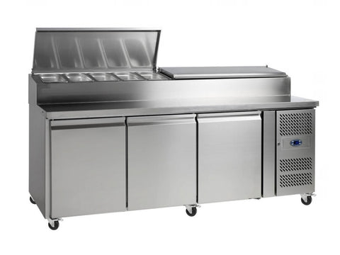 Tefcold SS7300 SS 429 Ltr Refrigerated Preparation Counter