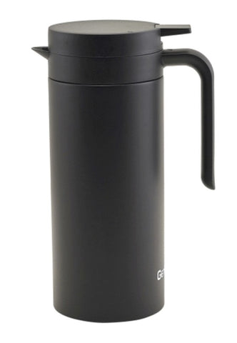Genware V1077MBK Slim Vacuum Jug 1L Matt Black