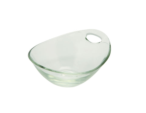 Genware V14065120 Handled Glass Bowl 10cm Dia - Pack of 6