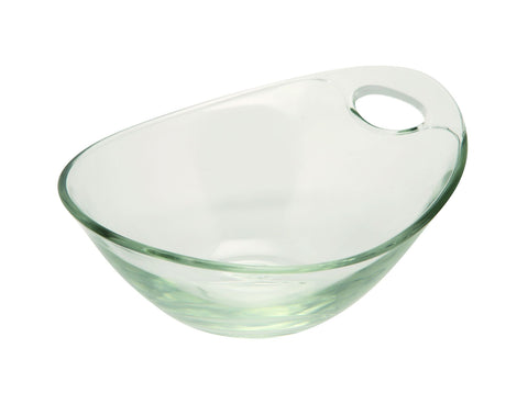 Genware V14065320 Handled Glass Bowl 14cm Dia - Pack of 6