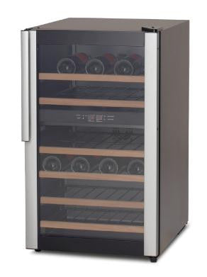 Vestfrost W32 114 Ltr Undercounter Dual-Zone Wine Cooler - Up to 32 Bottle Capacity