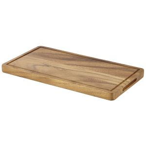 Genware WSB3217 Acacia Wood Serving Board GN 1/3