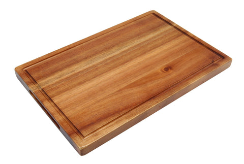 Genware WSB3422 Acacia Wood Serving Board 34 x 22 x 2cm