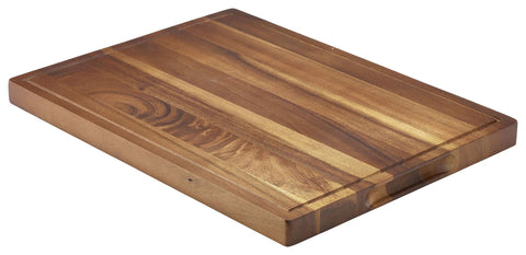 Genware WSB4030 Acacia Wood Serving Board 40 x 30 x 2.5cm