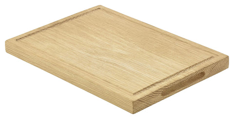 Genware WSBK2820 Oak Wood Serving Board 28 x 20 x 2cm
