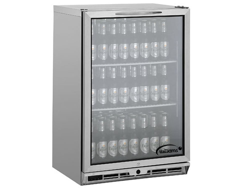 Single door outlet bottle cooler