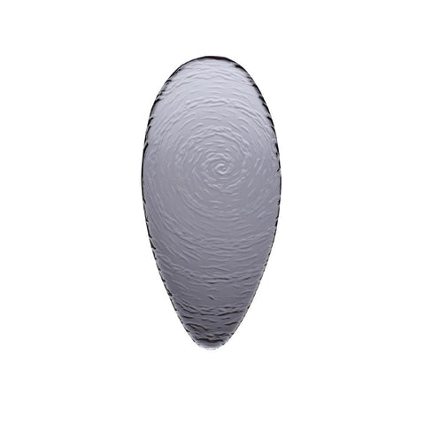 Steelite Scape Smoked Glass Oval Platters 300mm (Pack of 6)