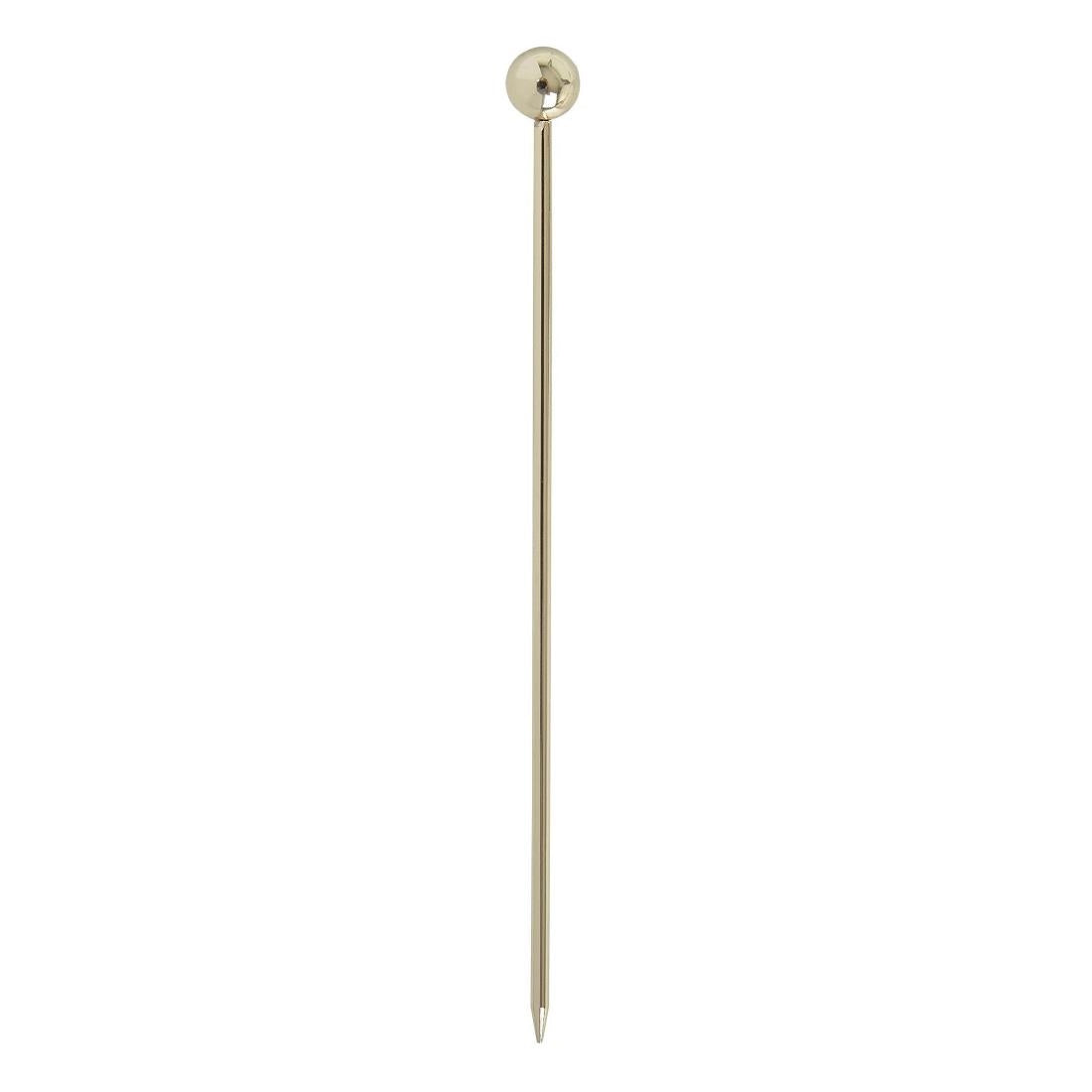 Beaumont Ball Garnish Pick Gold Plated product image