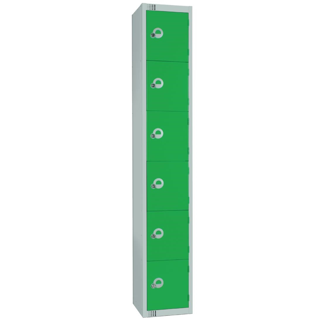 Elite Six Door Padlock Locker with Sloping product image