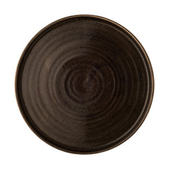 Churchill Stonecast Patina Iron Black Walled Plates 260mm (Pack of 6)