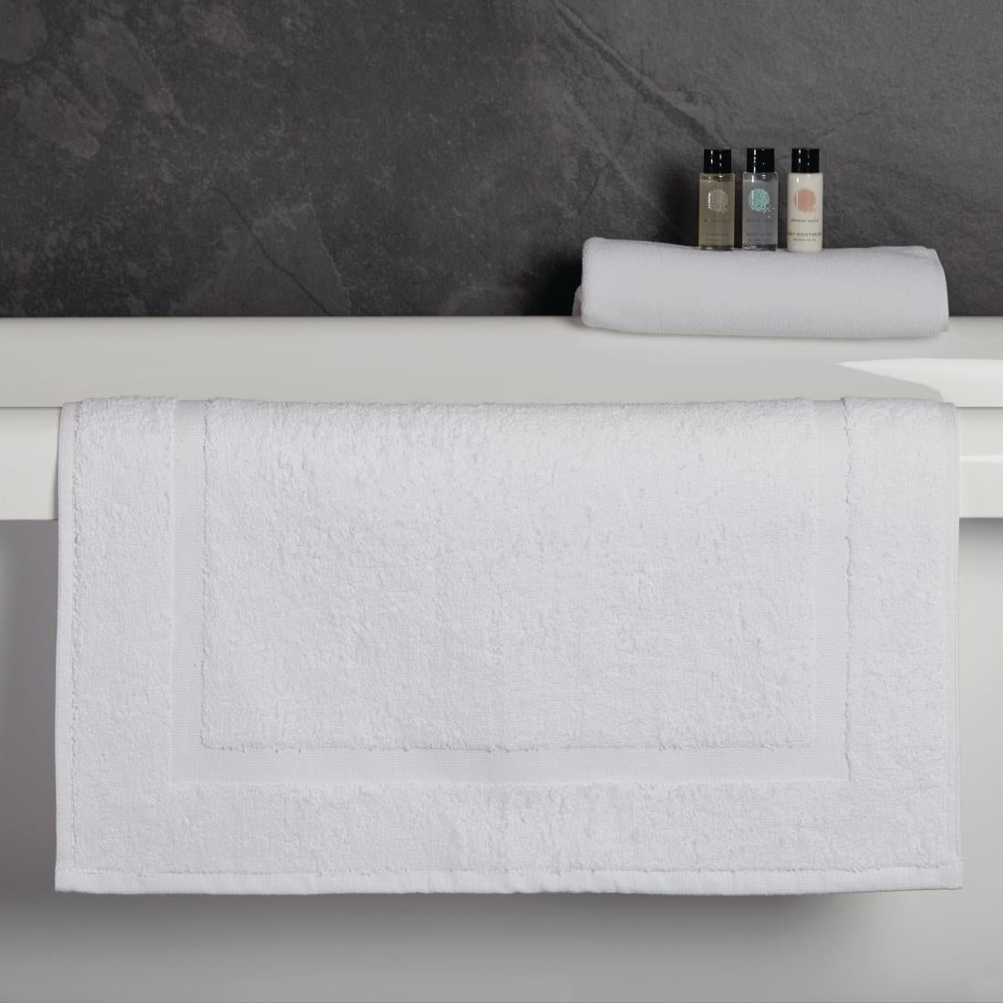 Mitre Essentials Capri Bath Mat White product image