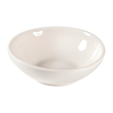 Churchill Profile Shallow Bowls White 7oz 116mm (Pack of 12)