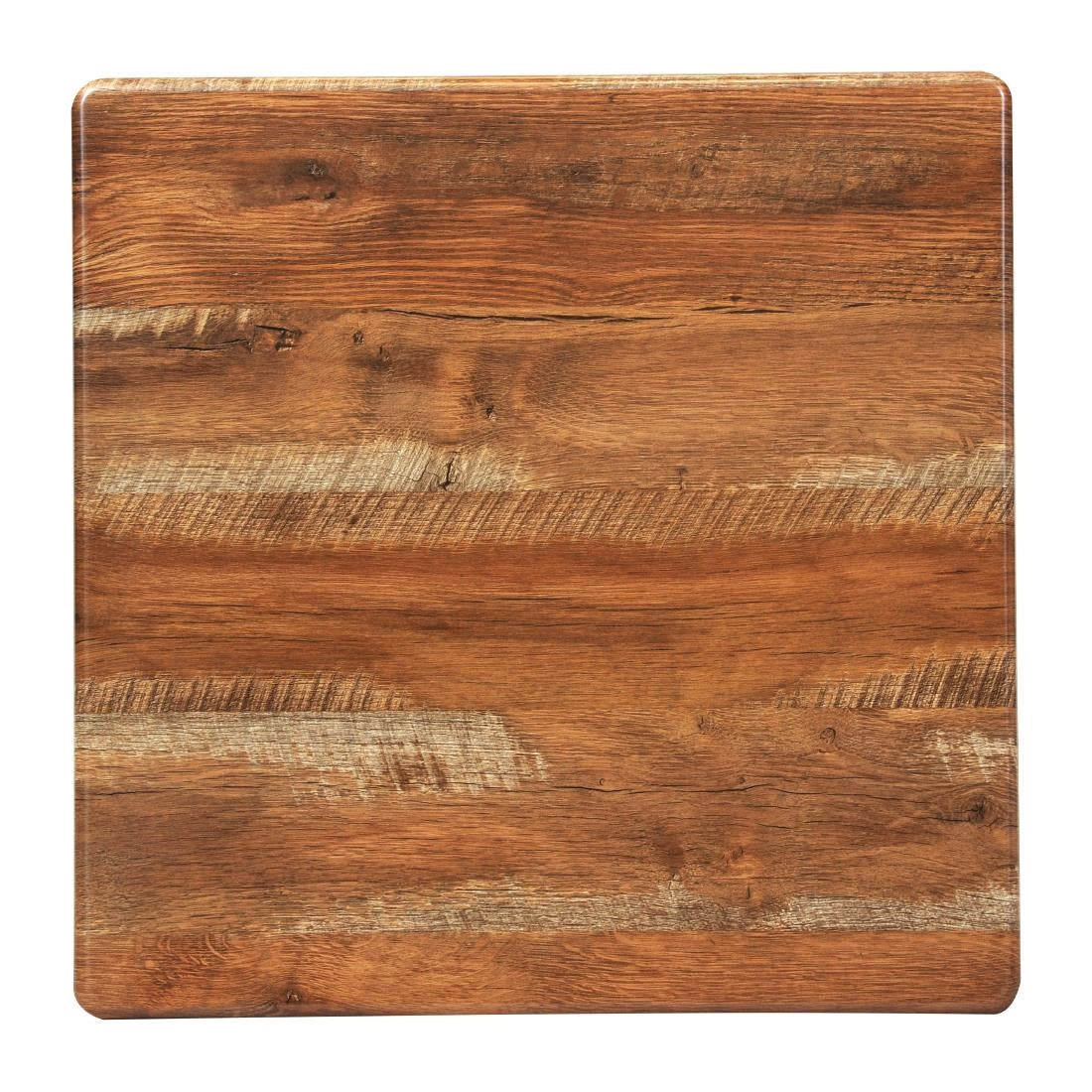 Square Laminate Table Top Planked Oak 700mm product image