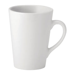 Utopia Pure White Porcelain Latte Mugs 340ml (Pack of 24)