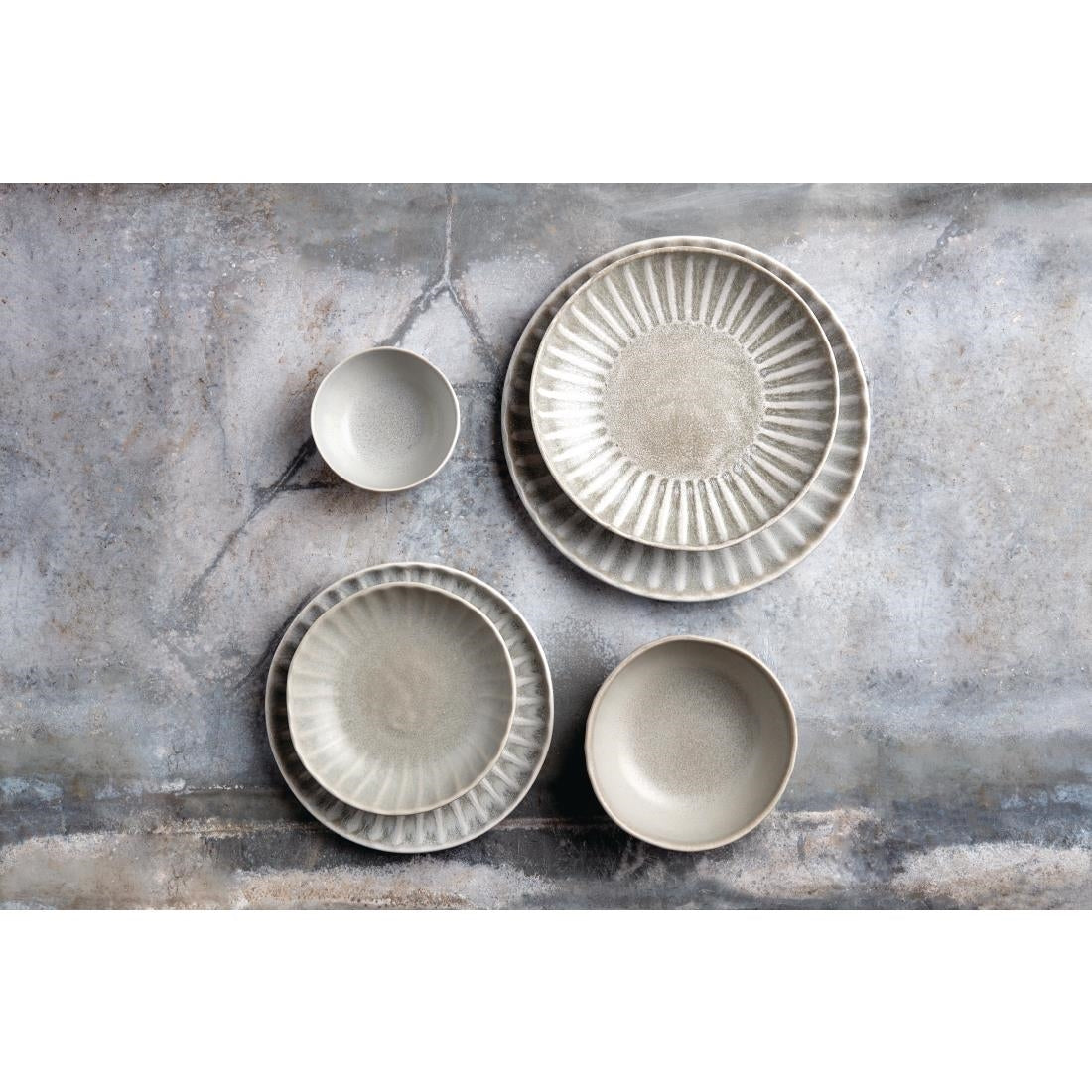Olympia Corallite Deep Bowls Concrete Grey product image