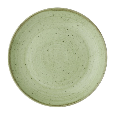 Churchill Stonecast Sage Green Coupe Plate 165mm (Pack of 12)