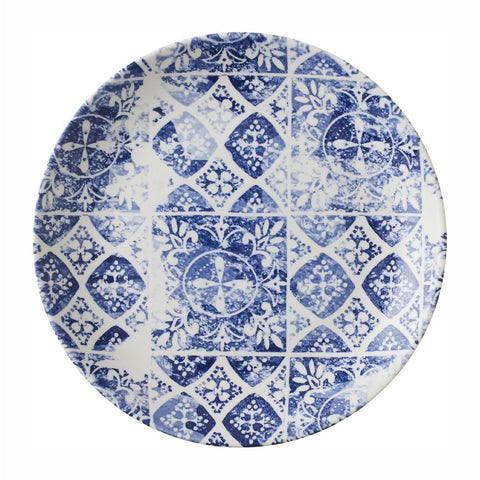 Churchill The Maker's Collection Porto Blue Coupe Plate 185mm (Pack of 12)