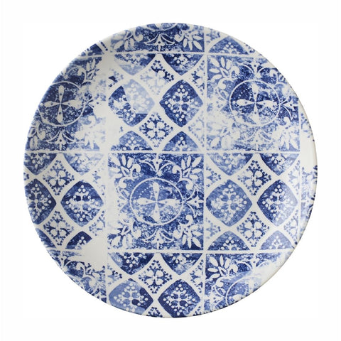 Churchill The Maker's Collection Porto Blue Coupe Plate 185mm (Pack of 12)