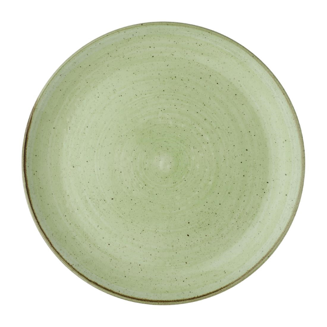 Churchill Stonecast Sage Green Coupe Plate product image