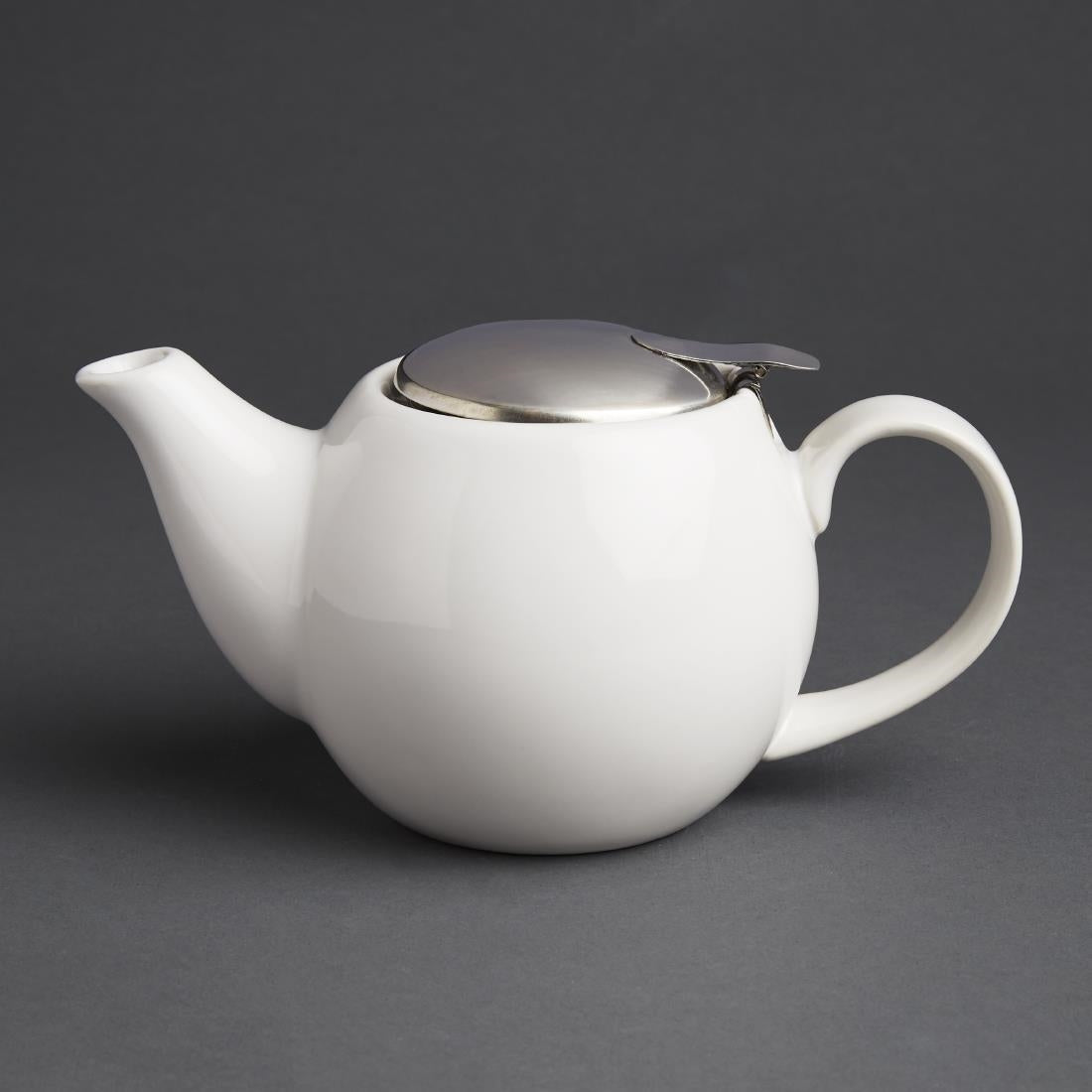 Olympia Cafe Teapot White - 510ml 17.2fl oz product image