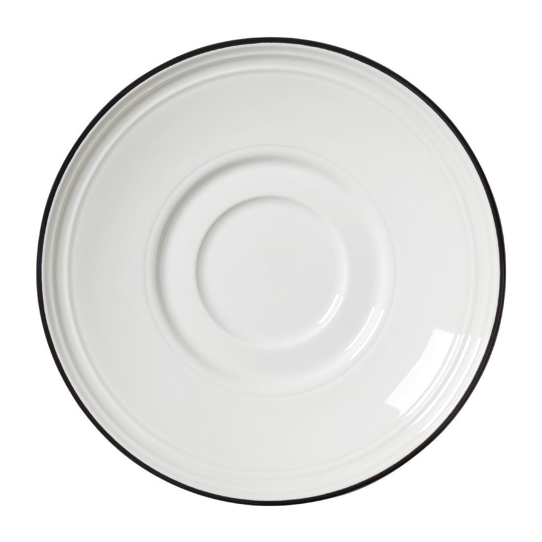 Steelite Bead Black Band Saucers 150mm product image