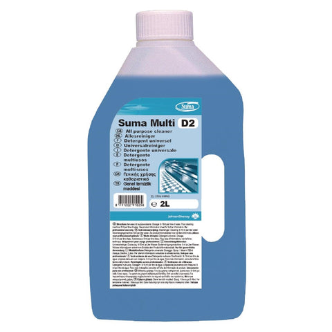 Suma Multi D2 All-Purpose Cleaner Concentrate 2Ltr