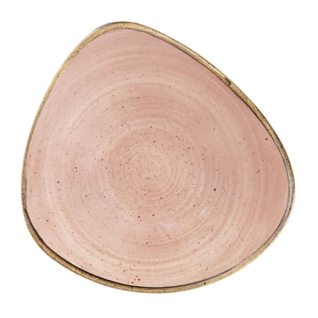 Churchill Stonecast Raw Terracotta Lotus Bowl product image