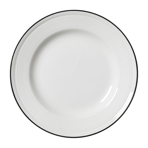 Steelite Bead Black Band Plates 203mm (Pack of 12)