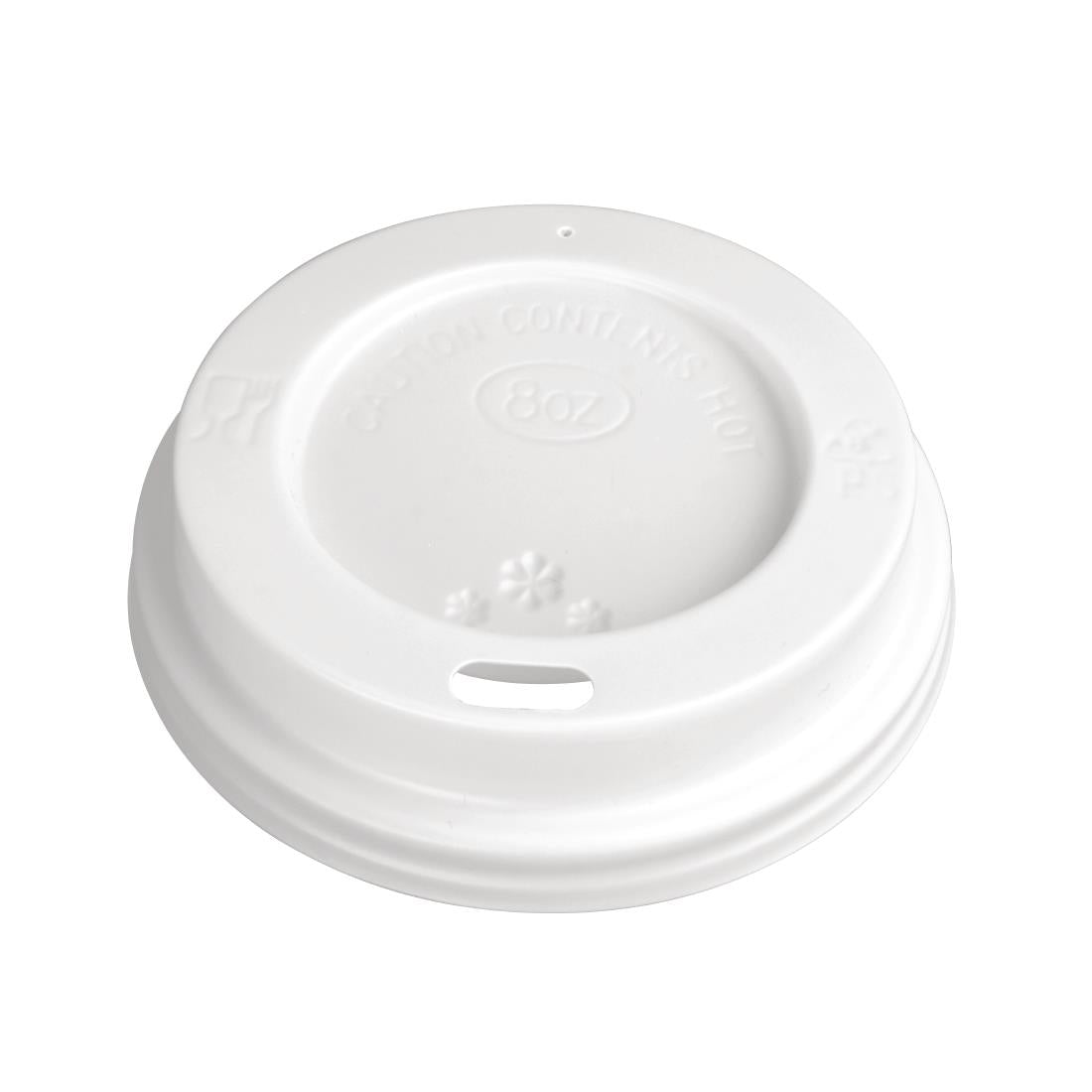 Fiesta Recyclable Coffee Cup Lids White 225ml product image