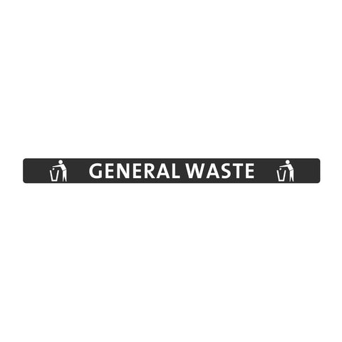 Jantex Slim Bin Lid General Waste Label