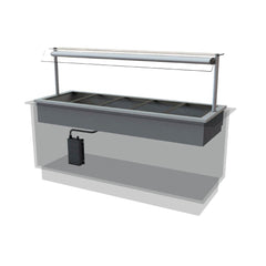 Designline HBM5 Drop-In Dry Heat Bain Marie 5x 1/1 GN